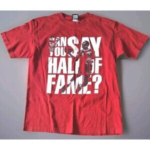 Michael Jordan T-shirt Floss Daily Suckas Can You Say Hall of Fame Men's Medium